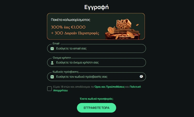 ritzo login page